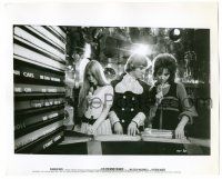 8h216 CLOCKWORK ORANGE 8x10 still '72 Malcolm McDowell with pretty girls at record store!