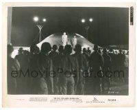8h242 DAY THE EARTH STOOD STILL 8x10.25 still '51 crowd watches Michael Rennie & Gort on UFO!