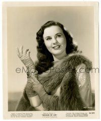 8h245 DEANNA DURBIN 8.25x10 still '45 glamorous portrait of the pretty star from Because of Him!