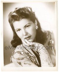 8h254 DIANA BARRYMORE 8.25x10 still '40s wonderful close up of the pretty star in jeweled dress!
