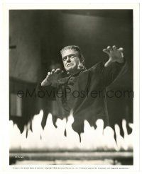 8h346 GHOST OF FRANKENSTEIN 8x10 still '42 incredible c/u of Chaney as the monster scared of fire!