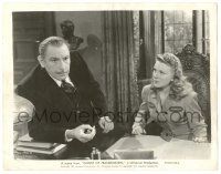 8h347 GHOST OF FRANKENSTEIN 8x10.25 still '42 pretty Evelyn Ankers looks at worried Lionel Atwill!