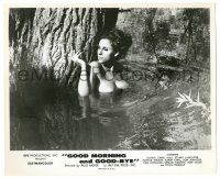8h365 GOOD MORNING & GOODBYE 8.25x10 still '67 Russ Meyer, sexy naked Alaina Capri skinny dipping!