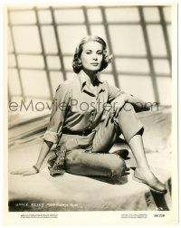 8h369 GRACE KELLY 8x10.25 still '56 beautiful full-length seated close up from High Society!