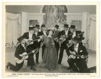 8h402 HERE COMES COOKIE 8x10.25 still '35 dancing Gracie Allen surrounded by men with guitars!