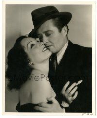 8h410 HOT PEPPER deluxe 8.25x10 still '33 Edmund Lowe romancing sexy bare-shouldered Lupe Velez!