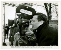 8h421 HUSBANDS candid 8.25x10 still '70 director John Cassavettes looking through camera on set!