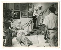 8h424 I MARRIED A WOMAN candid 8.25x10 still '58 director Hal Kanter, Diana Dors & George Gobel!
