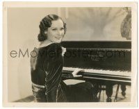 8h474 DOROTHY SEBASTIAN 8x10.25 still '31 the beautiful actress learned piano for Lightning Flyer!