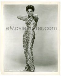 8h564 LENA HORNE 8.25x10 still '40s full-length portrait of the sexy actress wearing cool dress!
