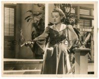8h569 LETTER 8x10 still '40 best close up of bad Bette Davis with smoking gun, William Wyler