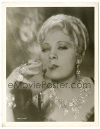 8h603 MAE WEST 8x10.25 still '33 incredible smoking portrait from She Done Him Wrong!