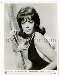 8h667 NATALIE WOOD 8.25x10.25 still '62 sexy close portrait in backless dress from Gypsy!