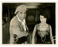 8h680 OLD IRONSIDES candid deluxet 7.75x9.75 still '26 director Cruze & William Wrigley's protege!