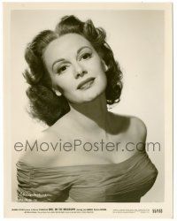 8h698 PATRICIA MEDINA 8x10.25 still '55 c/u in sexy low-cut dress from Duel on the Mississippi!