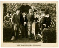 8h714 PRIVATE AFFAIRS 8x10 still '40 Bob Cummings, Nancy Kelly & Roland Young with pilgrims!