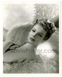 8h788 SIGNE HASSO 8x10 key book still '45 sexiest portrait w/ feathers by Clarence Sinclair Bull!