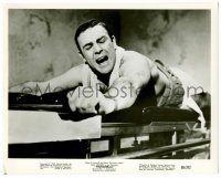 8h893 THUNDERBALL 8x10.25 still '65 c/u of Sean Connery as James Bond being stretched too far!