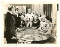 8h954 WEEK-END IN HAVANA 8x10.25 still '41 Cesar Romero & Alice Faye gamble at roulette in casino!