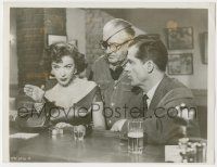 8h961 WHILE THE CITY SLEEPS candid 7.75x10 still '56 Fritz Lang confers w/Lupino about camera angle
