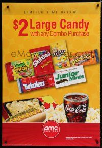 8j015 AMC THEATRES DS 1sh '10 2 dollar large candy with any combo purchase!