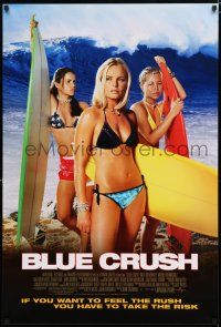 8j112 BLUE CRUSH 1sh '02 Michelle Rodriguez, sexy Kate Bosworth in bikini, surfing girls!
