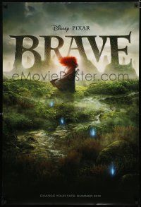 8j124 BRAVE advance DS 1sh '12 cool Disney/Pixar fantasy cartoon set in Scotland!