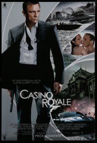 8j148 CASINO ROYALE Spanish/U.S. advance DS 1sh '06 Daniel Craig as James Bond & sexy Eva Green!