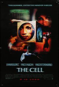 8j153 CELL advance 1sh '00 Jennifer Lopez enters the mind of a killer, cool sci-fi fantasy image
