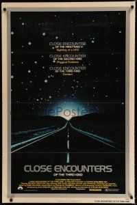 8j158 CLOSE ENCOUNTERS OF THE THIRD KIND 1sh '77 Richard Dreyfuss, Spielberg classic!