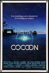 8j161 COCOON 1sh '85 Ron Howard classic, Don Ameche, Wilford Brimley, Tahnee Welch