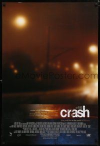 8j173 CRASH int'l DS 1sh '04 Don Cheadle, Sandra Bullock, Matt Dillon!