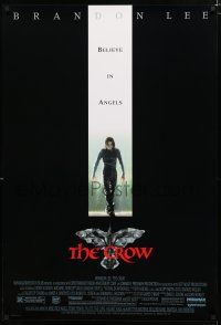 8j178 CROW 1sh '94 Brandon Lee's final movie, believe in angels, cool image!