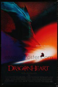8j214 DRAGONHEART DS 1sh '96 Dennis Quaid, Dina Meyer, cool special effects image!