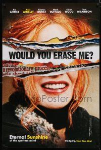 8j236 ETERNAL SUNSHINE OF THE SPOTLESS MIND teaser DS 1sh '04 wacky image of Kate Winslet!