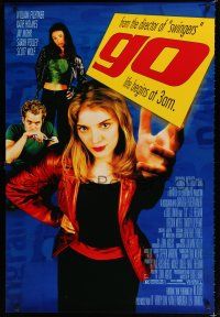8j285 GO DS 1sh '99 Katie Holmes, Sarah Polley, drugs, directed by Doug Liman!