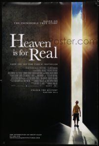 8j315 HEAVEN IS FOR REAL advance DS 1sh '14 Greg Kinnear, based on the incredible true story!