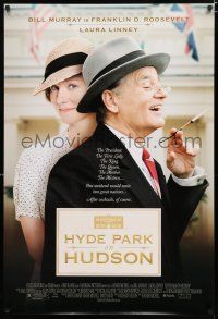 8j340 HYDE PARK ON HUDSON DS 1sh '12 Bill Murray as Franklin D. Roosevelt, Laura Linney!