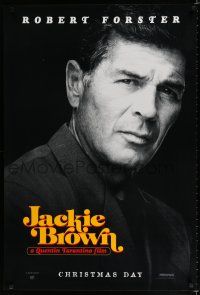 8j367 JACKIE BROWN teaser 1sh '97 Quentin Tarantino, close-up of Robert Forster!