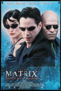 8j489 MATRIX int'l 1sh '99 Keanu Reeves, Carrie-Anne Moss, Fishburne, Wachowski's classic!