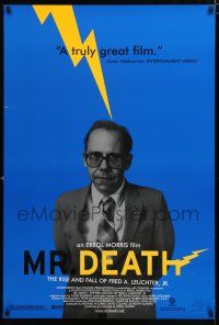 8j533 MR. DEATH blue style 1sh '99 The Rise and Fall of Fred A. Leuchter, Jr.