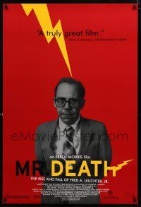 8j534 MR. DEATH red style 1sh '99 The Rise and Fall of Fred A. Leuchter, Jr.