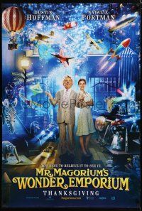 8j536 MR. MAGORIUM'S WONDER EMPORIUM style A teaser DS 1sh '08 Hoffman, Natalie Portman