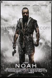 8j556 NOAH int'l advance DS 1sh '14 cool image of Russell Crowe in the title role!