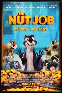 8j559 NUT JOB advance DS 1sh '14 CGI squirrel heist comedy, no nuts, no glory!