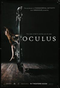 8j563 OCULUS teaser DS 1sh '13 Karen Gillan, Katee Sackhoff, you see what it wants you to see!