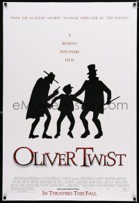 8j565 OLIVER TWIST advance DS 1sh '05 Roman Polanski, Ben Kingsley, Jamie Foreman, Dickens!