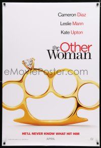 8j569 OTHER WOMAN style A teaser DS 1sh '14 Cameron Diaz, he'll never know what hit him!