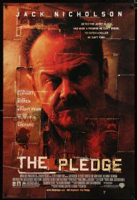 8j589 PLEDGE DS 1sh '01 Jack Nicholson, Patricia Clarkson, directed by Sean Penn!