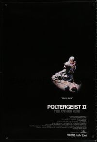 8j594 POLTERGEIST II advance 1sh '86 Heather O'Rourke, The Other Side, they're baaaack!